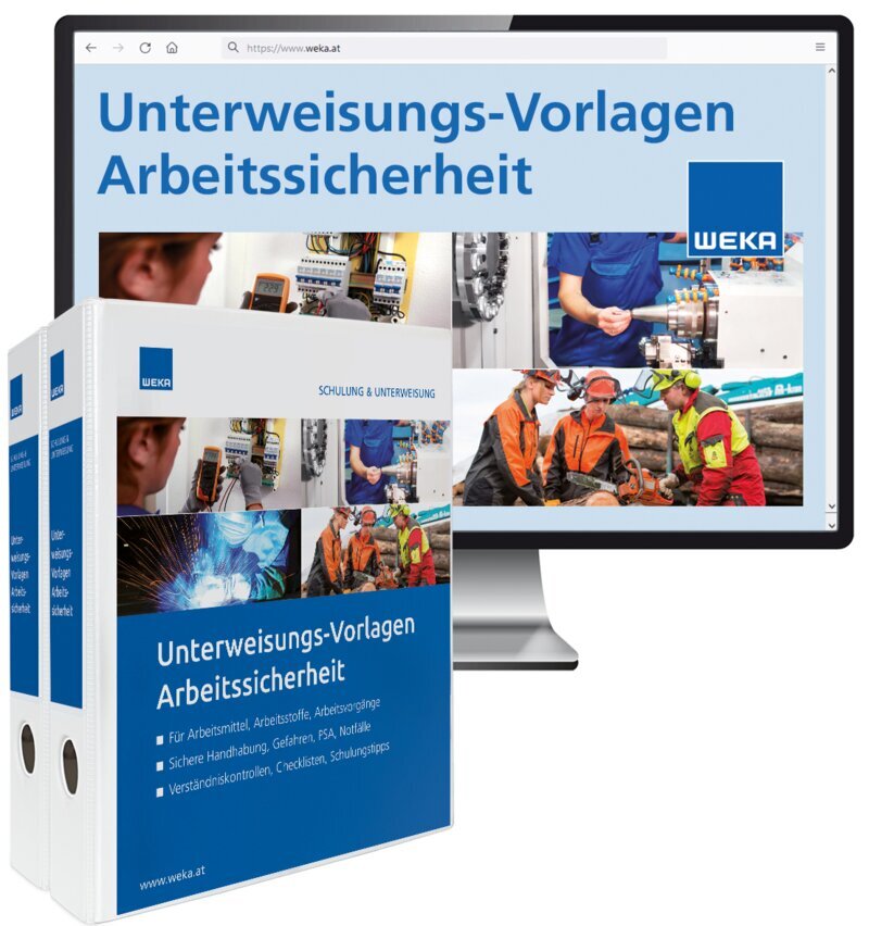 Unterweisungs-Vorlagen Arbeitssicherheit - Handbuch + OnlineBuch