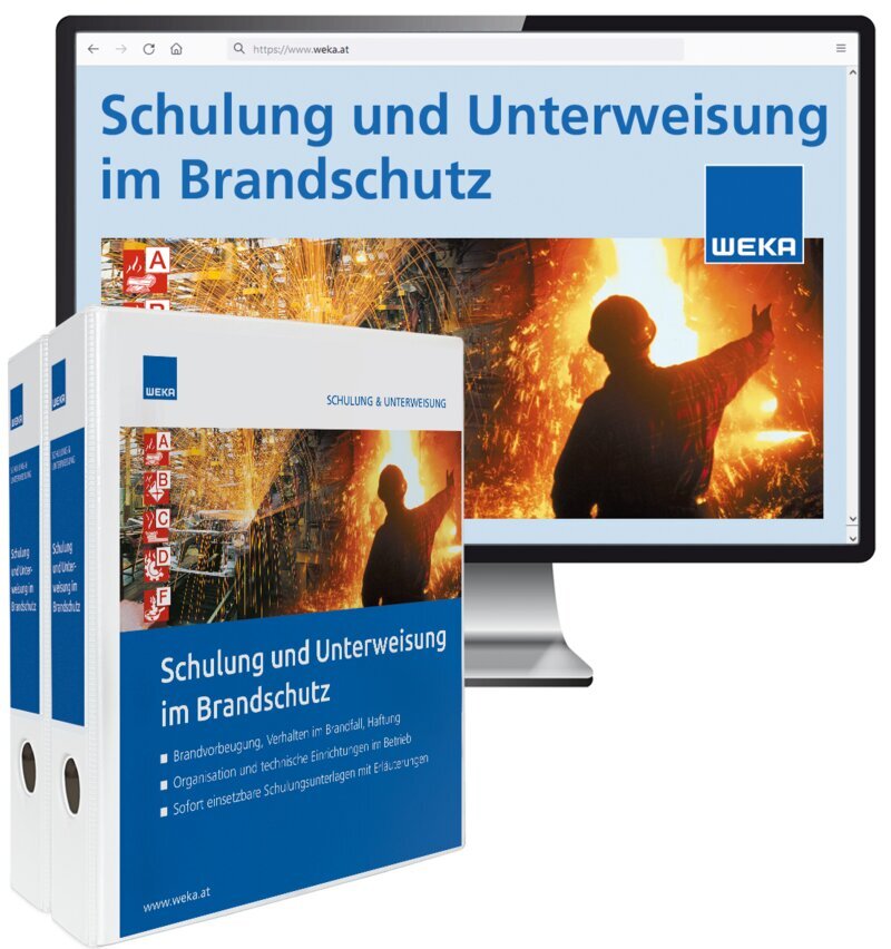 Schulung und Unterweisung im Brandschutz - Handbuch + OnlineBuch