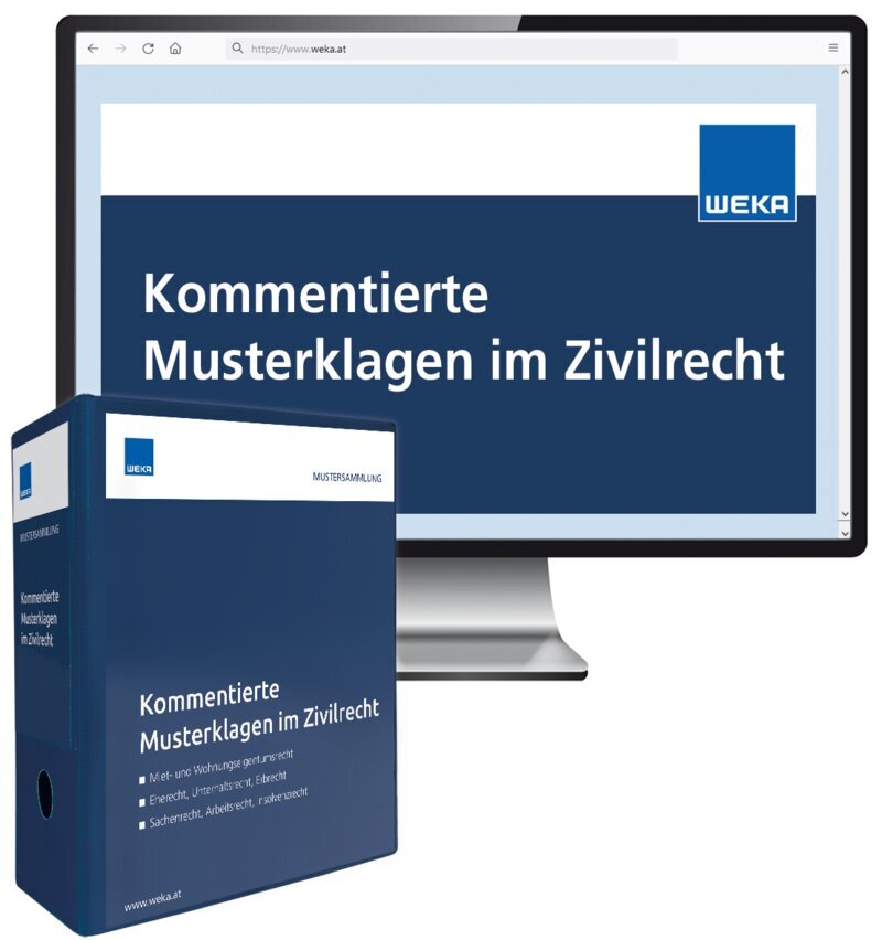 Kommentierte Musterklagen im Zivilrecht - Handbuch + OnlineBuch