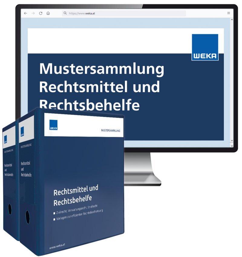 Mustersammlung Rechtsmittel und Rechtsbehelfe - Handbuch + OnlineBuch