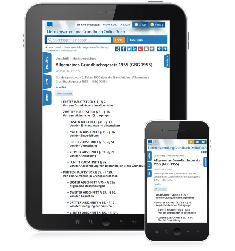 Normensammlung Grundbuch - OnlineBuch