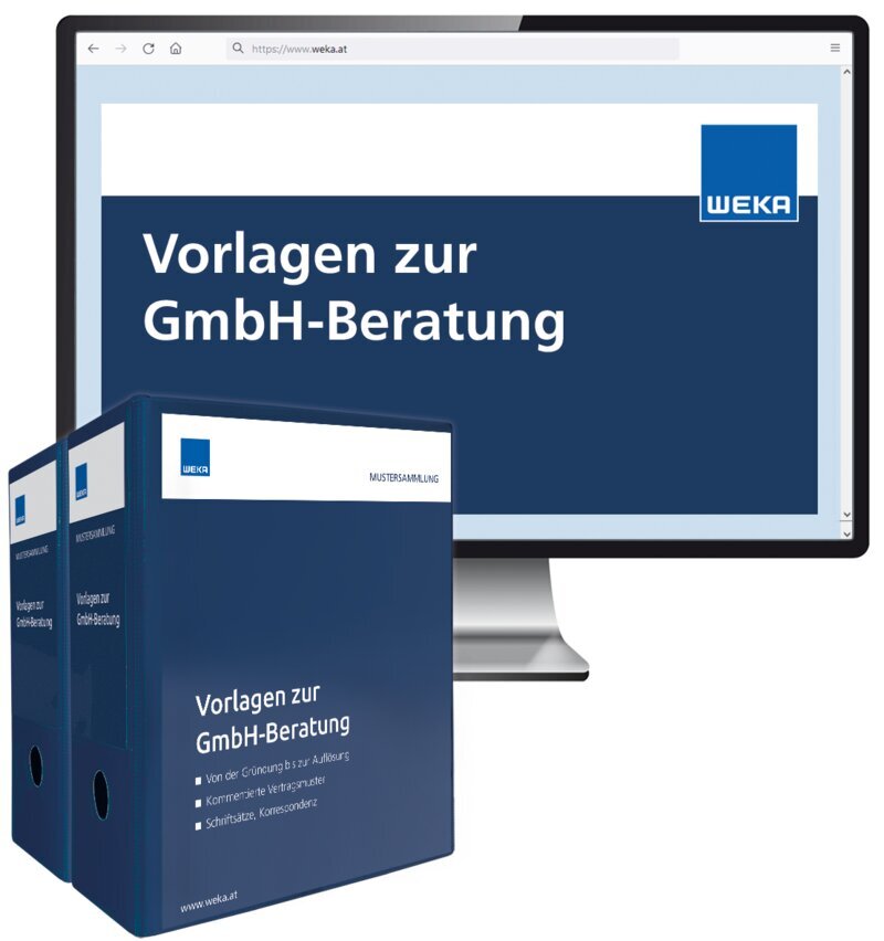 Vorlagen zur GmbH-Beratung - Handbuch + OnlineBuch