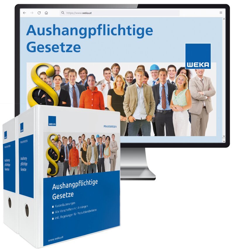 Aushangpflichtige Gesetze - Handbuch + OnlineBuch