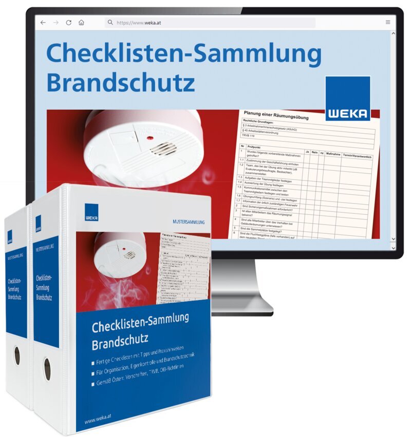 Checklisten-Sammlung Brandschutz - Handbuch + OnlineBuch