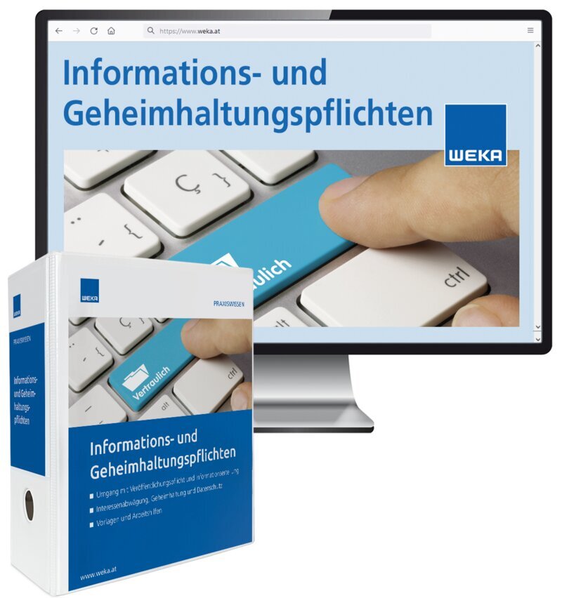Informations- und Geheimhaltungspflichten - Handbuch + OnlineBuch