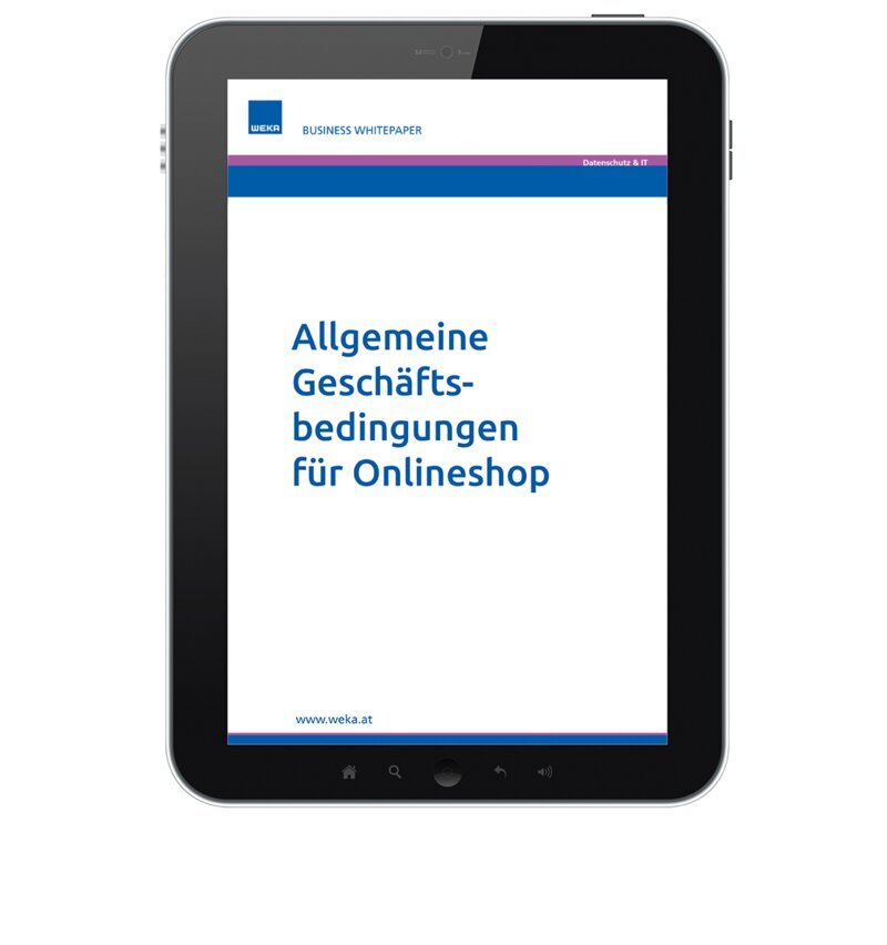 Allgemeine Geschäftsbedingungen für Onlineshop - Business Whitepaper