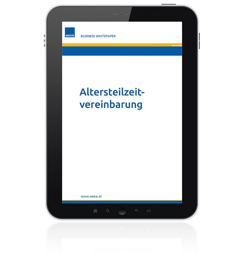 Altersteilzeitvereinbarung - Business Whitepaper