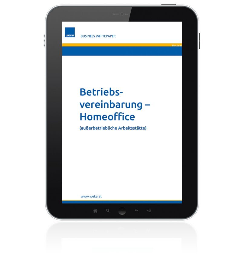 Betriebsvereinbarung - Homeoffice - Business Whitepaper