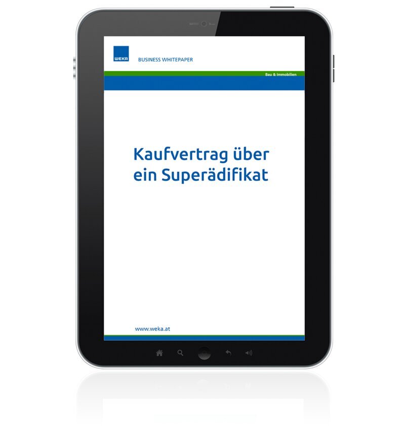 Kaufvertrag über ein Superädifikat - Business Whitepaper