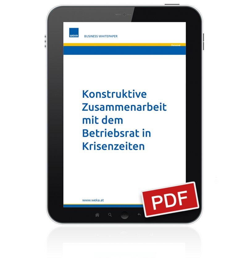 Konstruktive Zusammenarbeit mit dem Betriebsrat in Krisenzeiten - Business Whitepaper