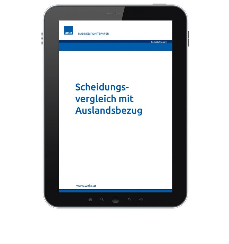 Scheidungsvergleich mit Auslandsbezug - Business Whitepaper