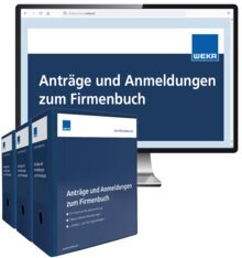 Anträge und Anmeldungen zum Firmenbuch - Handbuch + OnlineBuch