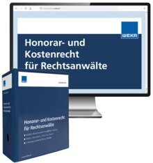Honorar- und Kostenrecht für Rechtsanwälte - Handbuch + OnlineBuch